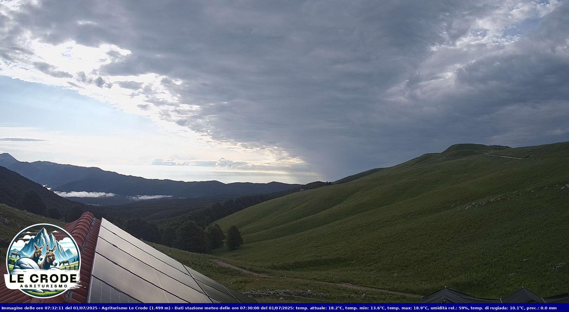 Webcam Agriturismo Le Crode - Pizzoc 1499 m