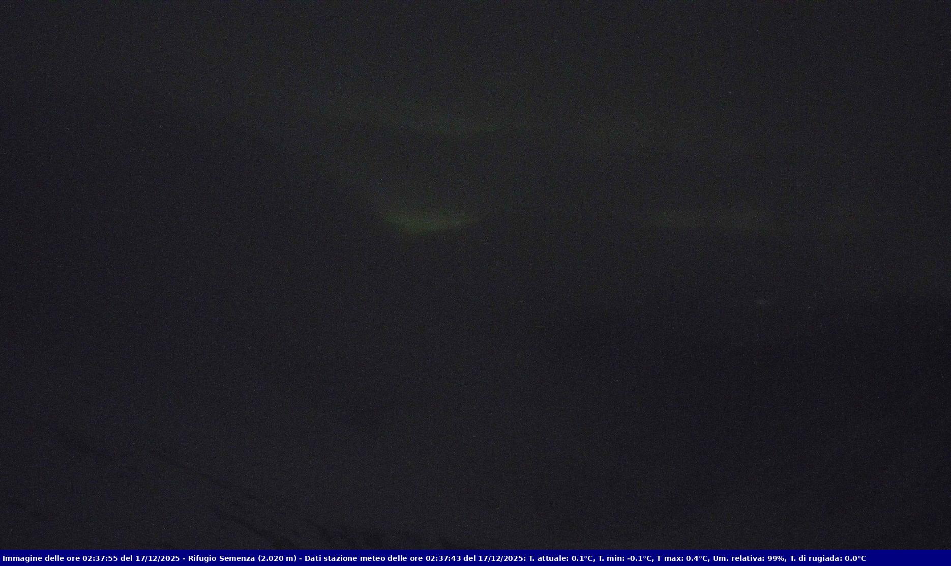 Webcam Rif. Semenza - 2020m - puntamento verso la Piana del Cansiglio e la pianura veneta in direzione sud-ovest
