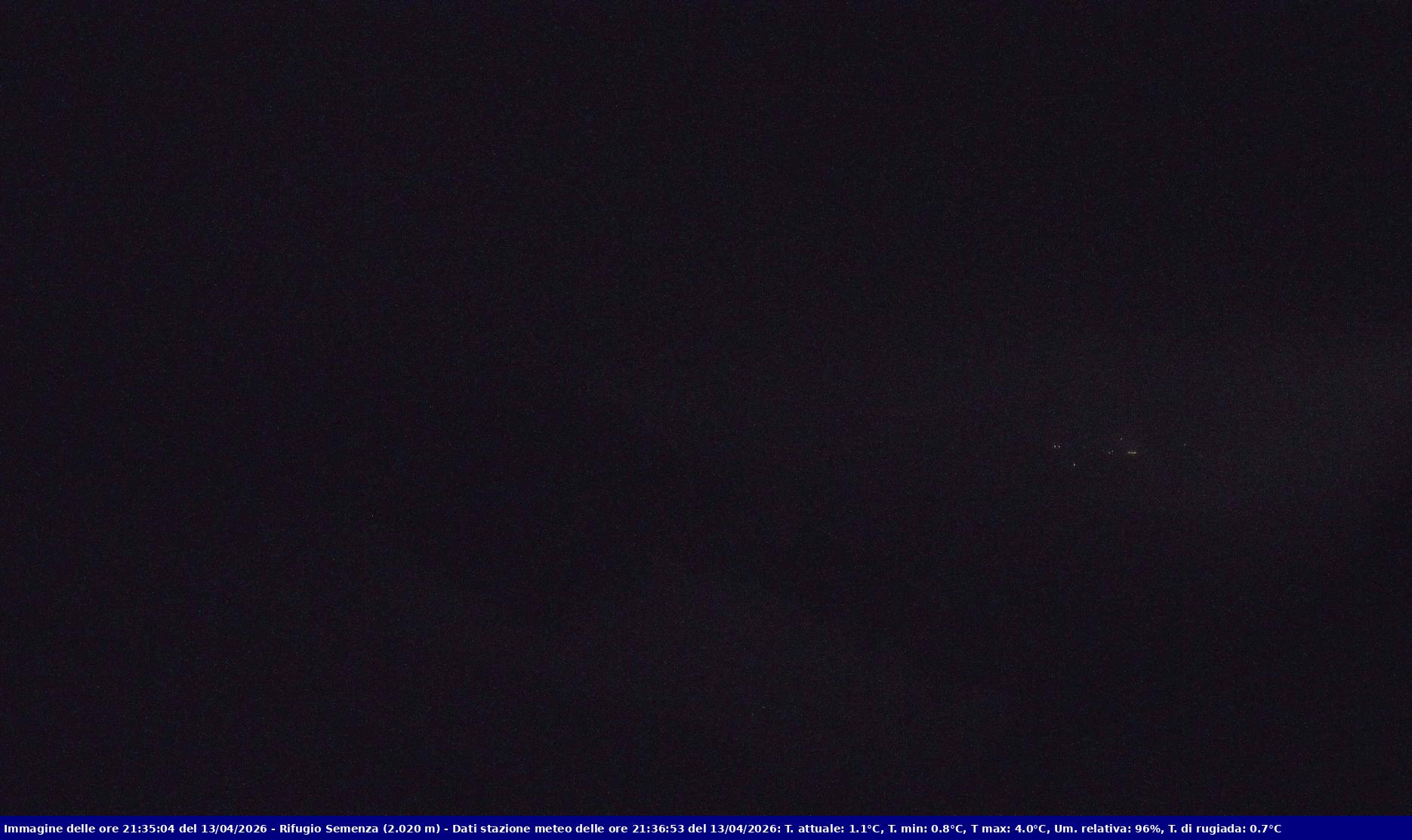 Webcam Rif. Semenza - 2020m - puntamento verso la Piana del Cansiglio e la pianura veneta in direzione sud-ovest