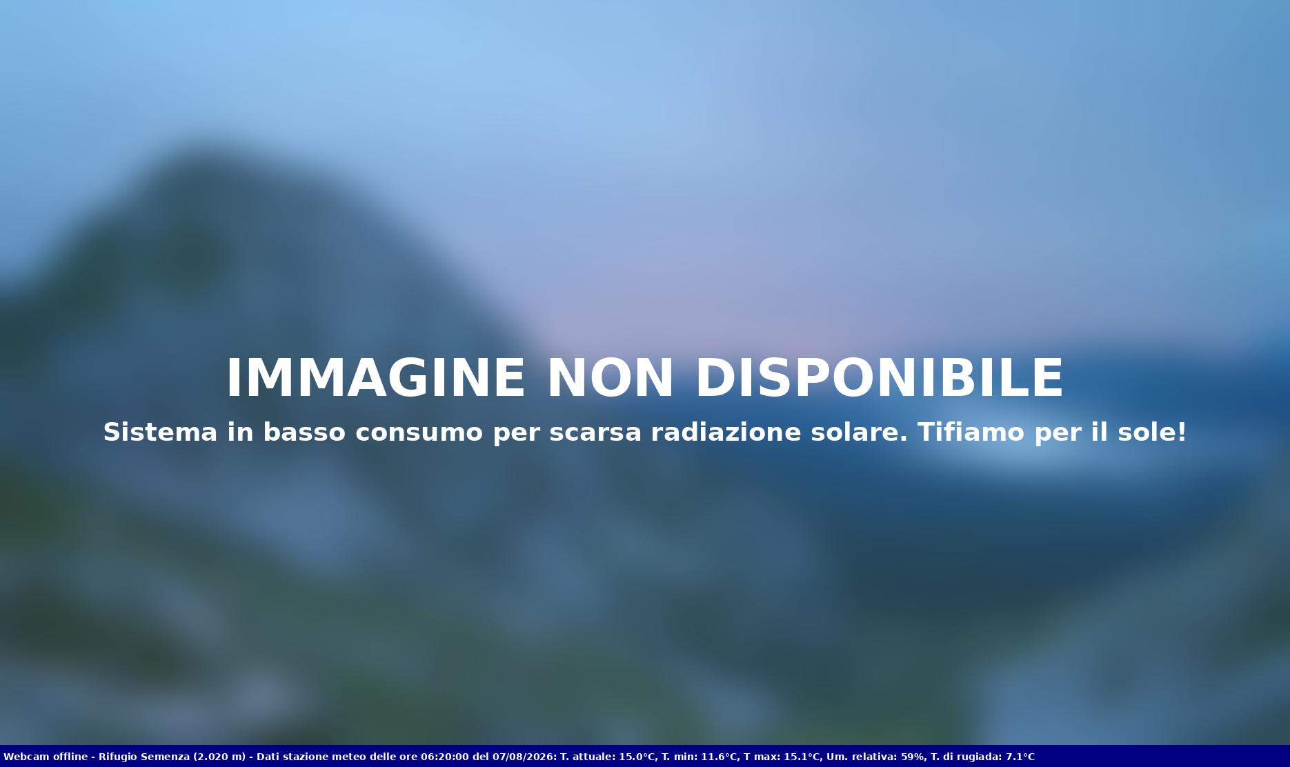 Webcam Rif. Semenza - 2020m - puntamento verso la Piana del Cansiglio e la pianura veneta in direzione sud-ovest