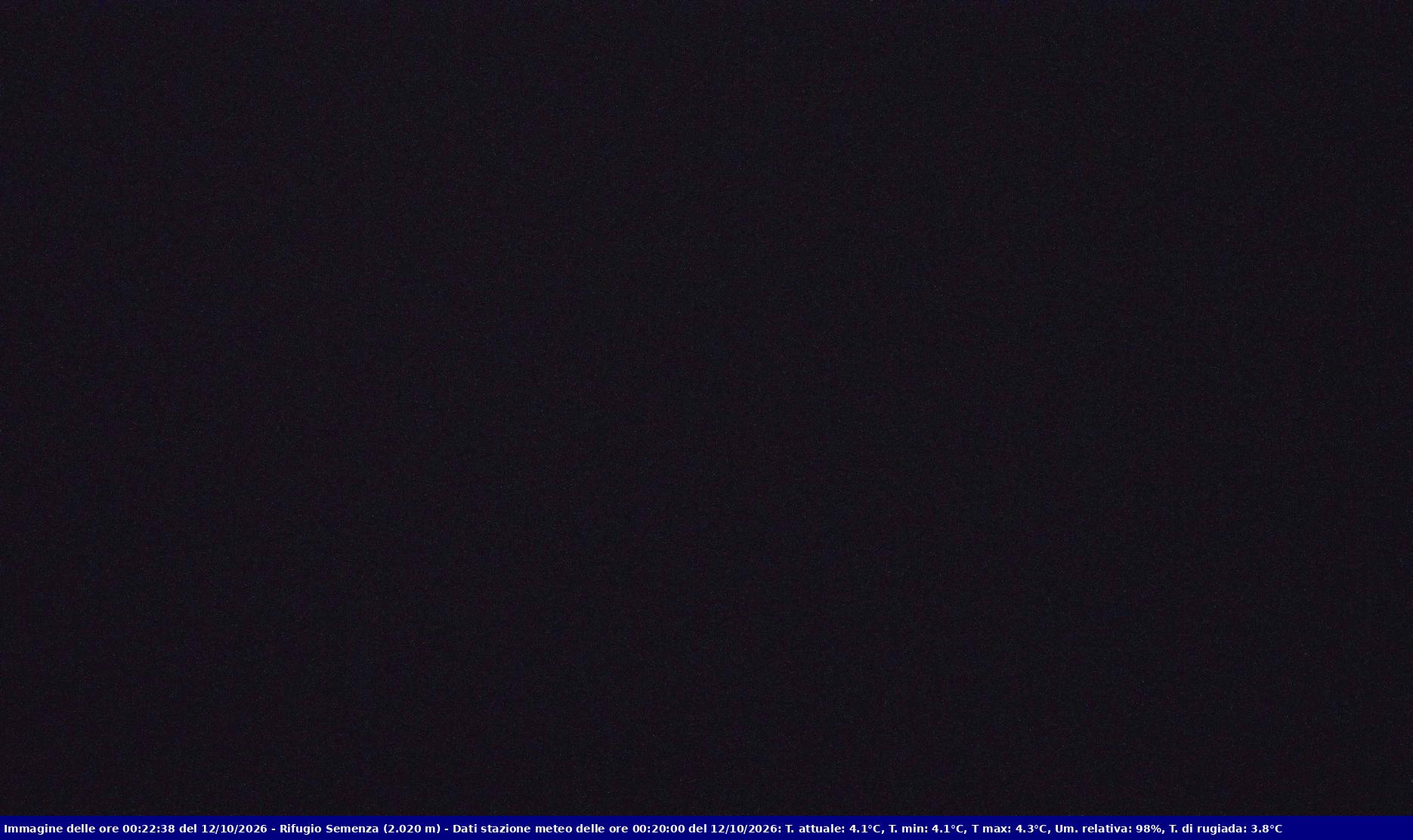 Webcam Rif. Semenza - 2020m - puntamento verso la Piana del Cansiglio e la pianura veneta in direzione sud-ovest