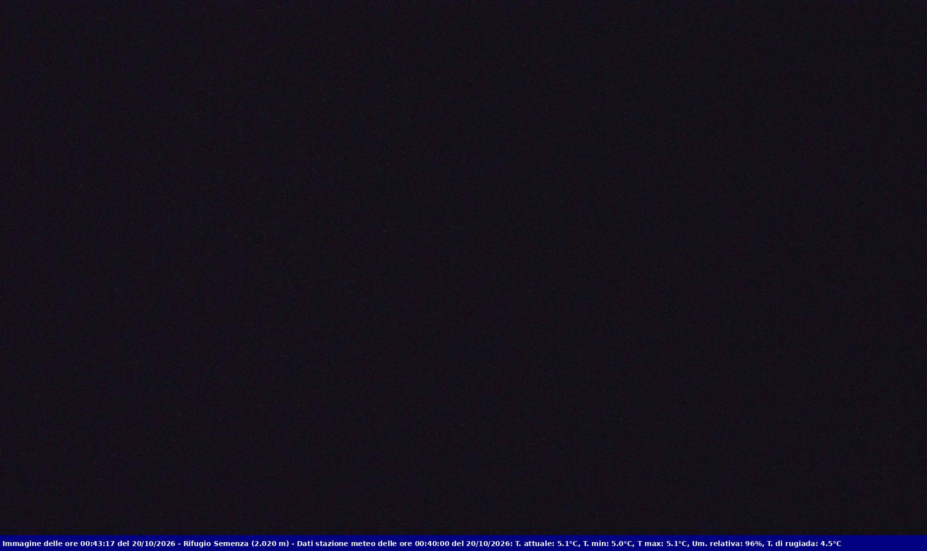 Webcam Rif. Semenza - 2020m - puntamento verso la Piana del Cansiglio e la pianura veneta in direzione sud-ovest