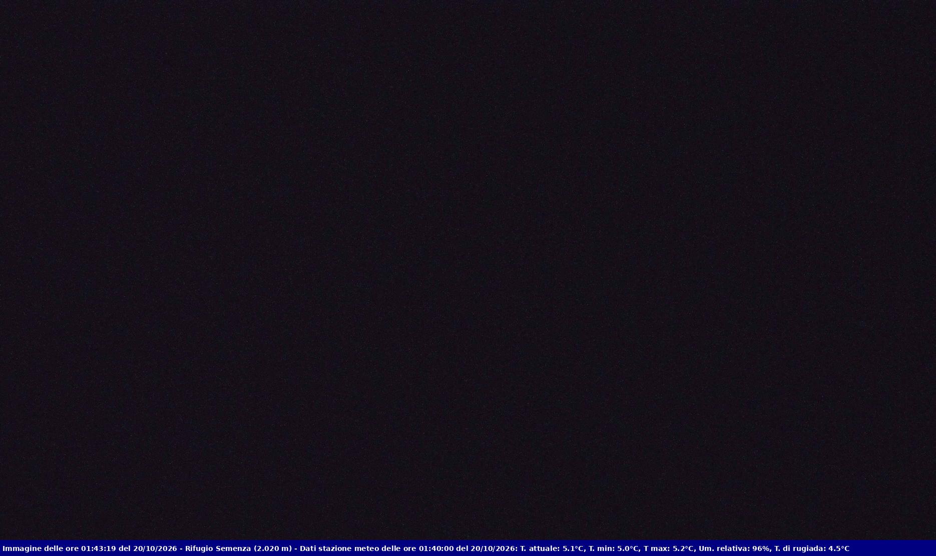 Webcam Rif. Semenza - 2020m - puntamento verso la Piana del Cansiglio e la pianura veneta in direzione sud-ovest