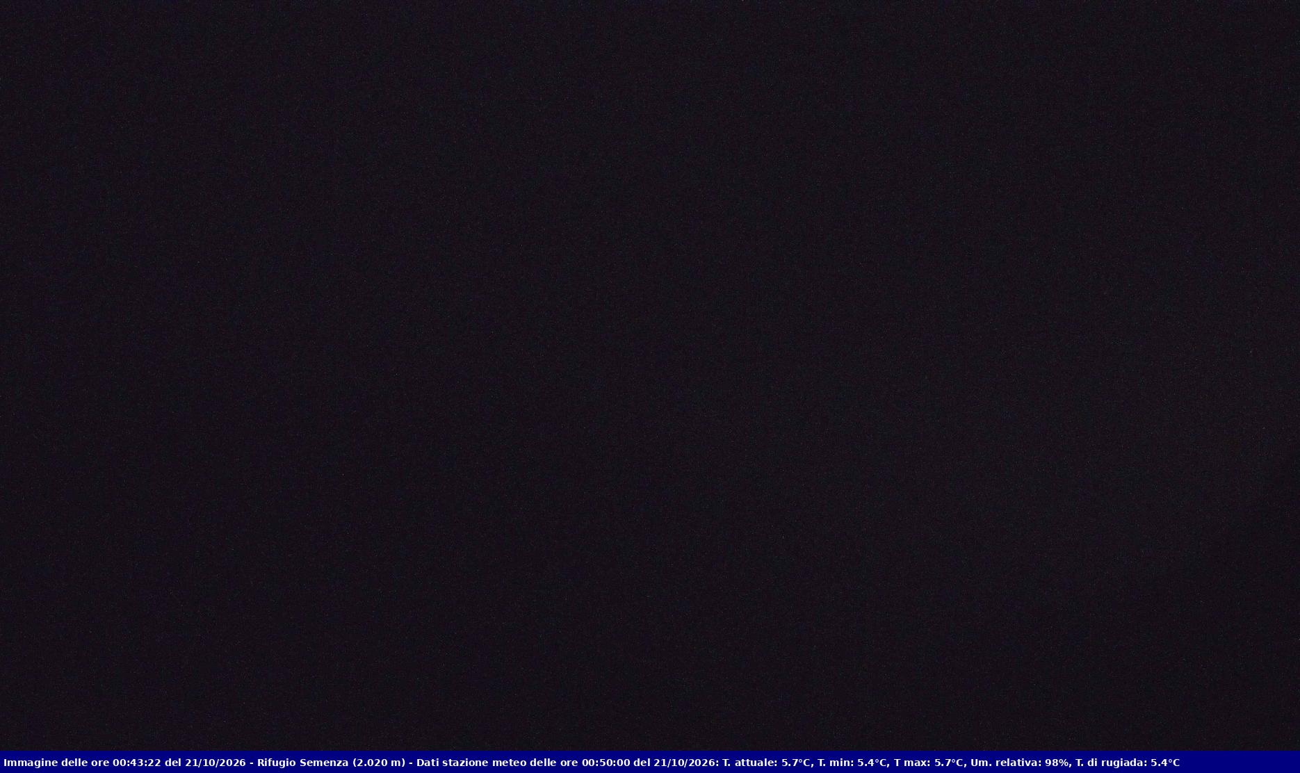 Webcam Rif. Semenza - 2020m - puntamento verso la Piana del Cansiglio e la pianura veneta in direzione sud-ovest