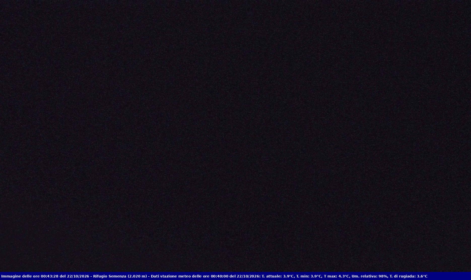 Webcam Rif. Semenza - 2020m - puntamento verso la Piana del Cansiglio e la pianura veneta in direzione sud-ovest